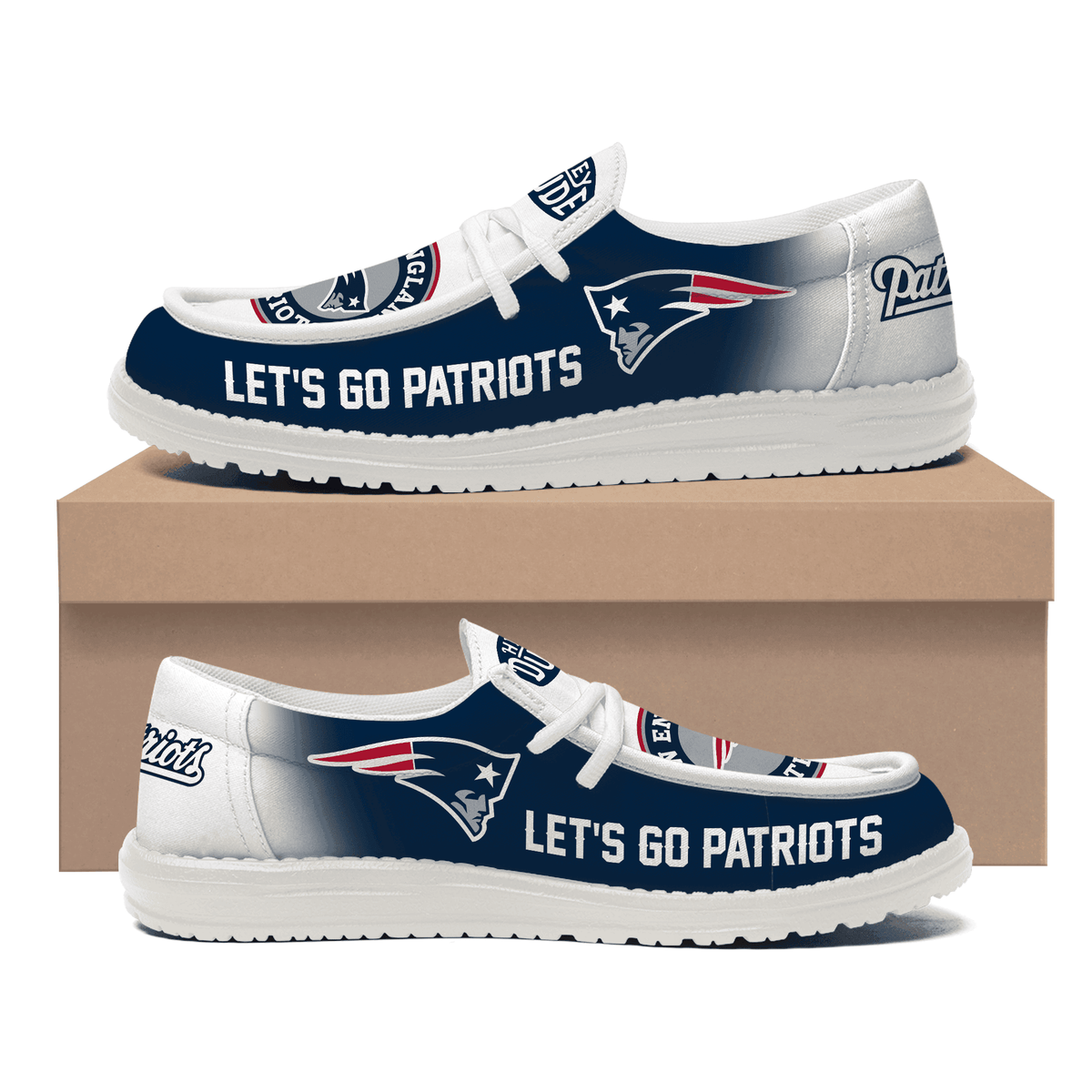 New England Patriots Lace Up Loafers 2026