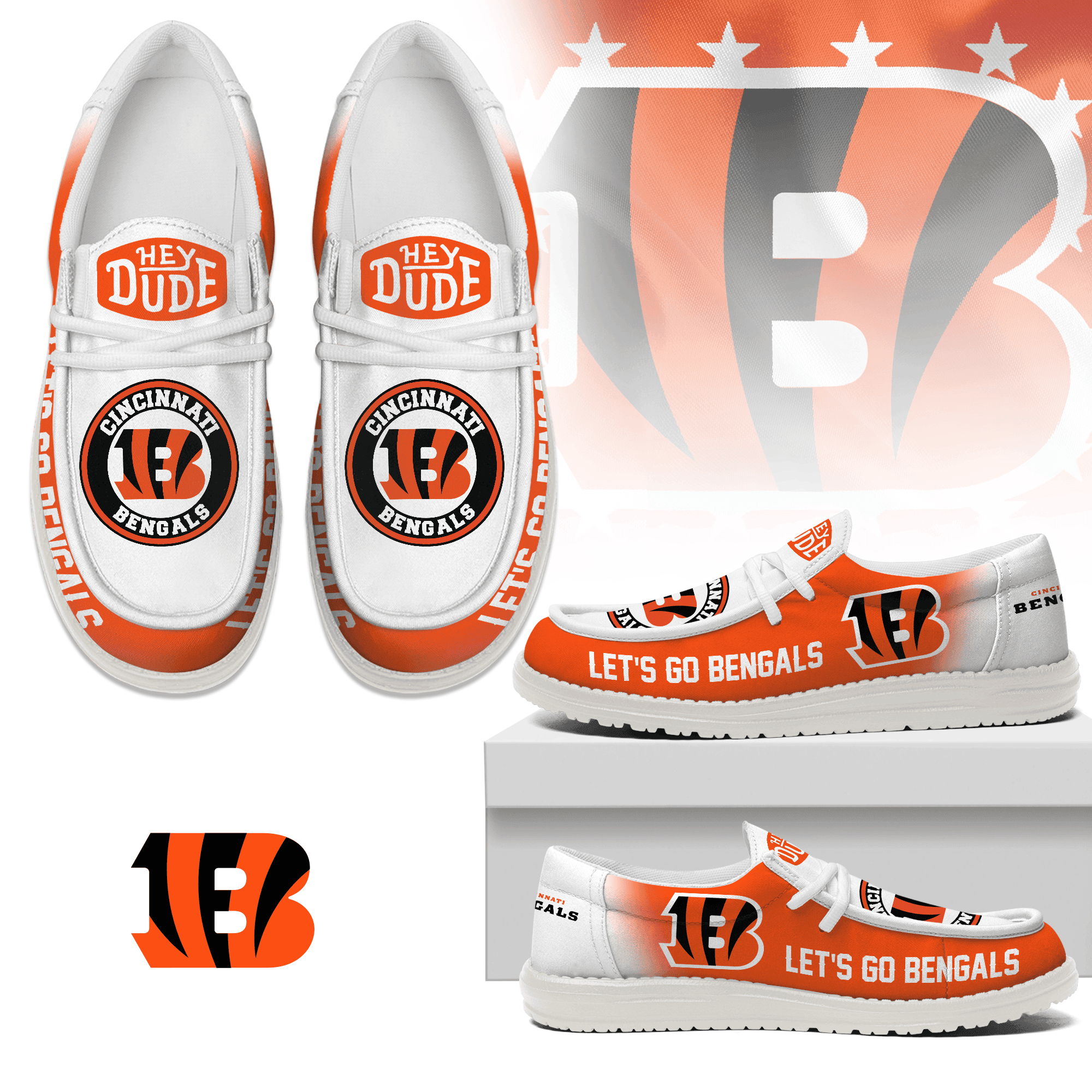 Cincinnati Bengals Lace Up Loafers 2026