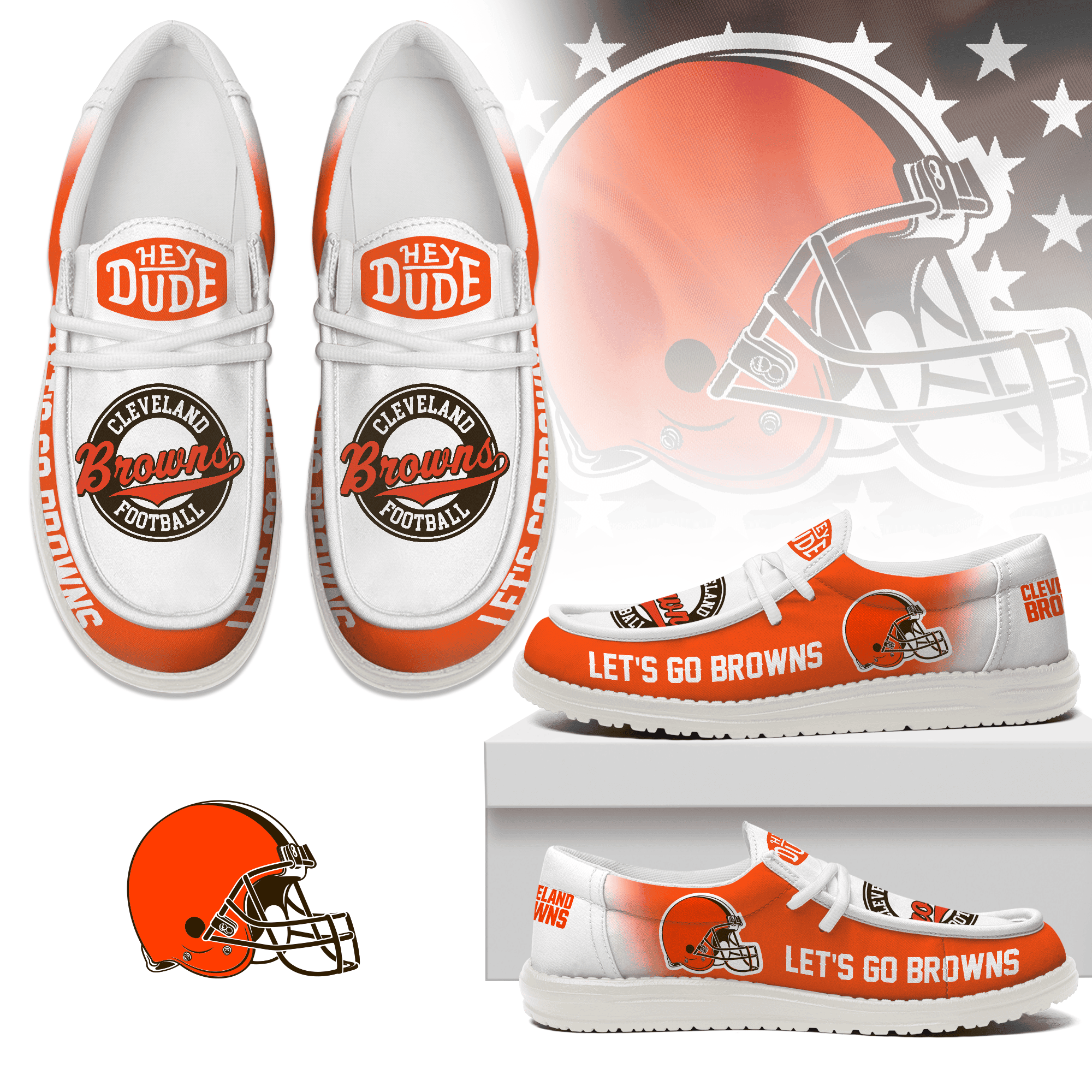 Cleveland Browns Lace Up Loafers 2026