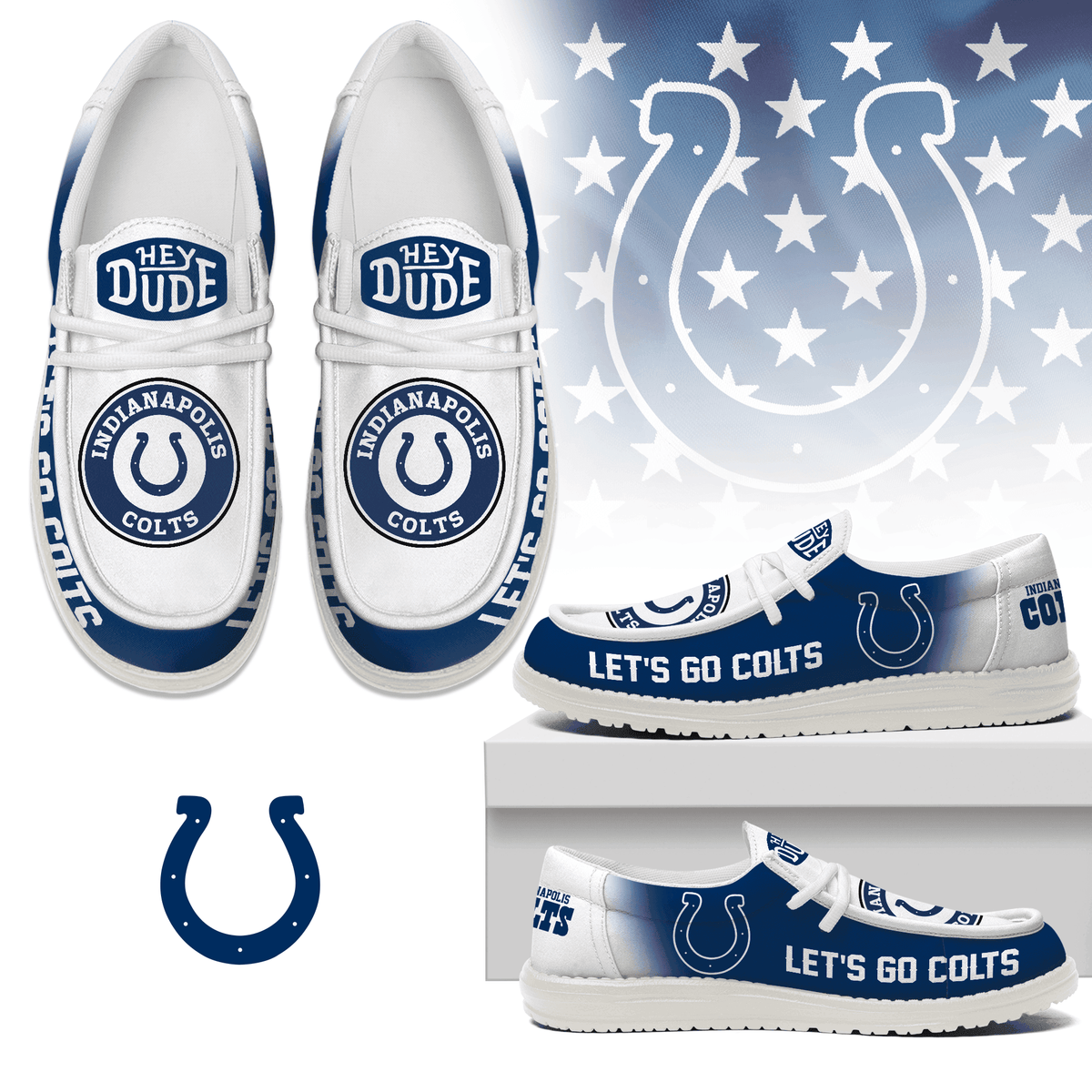 Indianapolis Colts Lace Up Loafers 2026