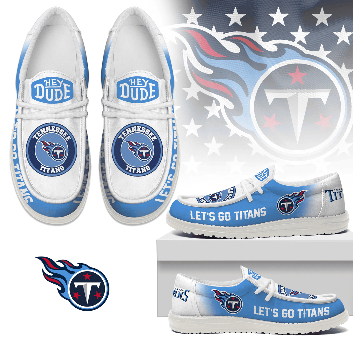 Tennessee Titans Lace Up Loafers 2026