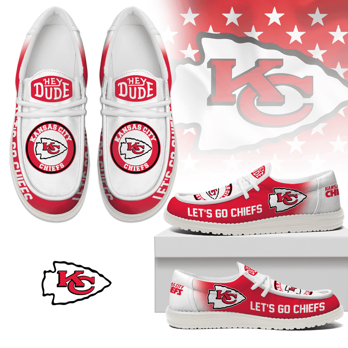 Kansas City Chiefs Lace Up Loafers 2026