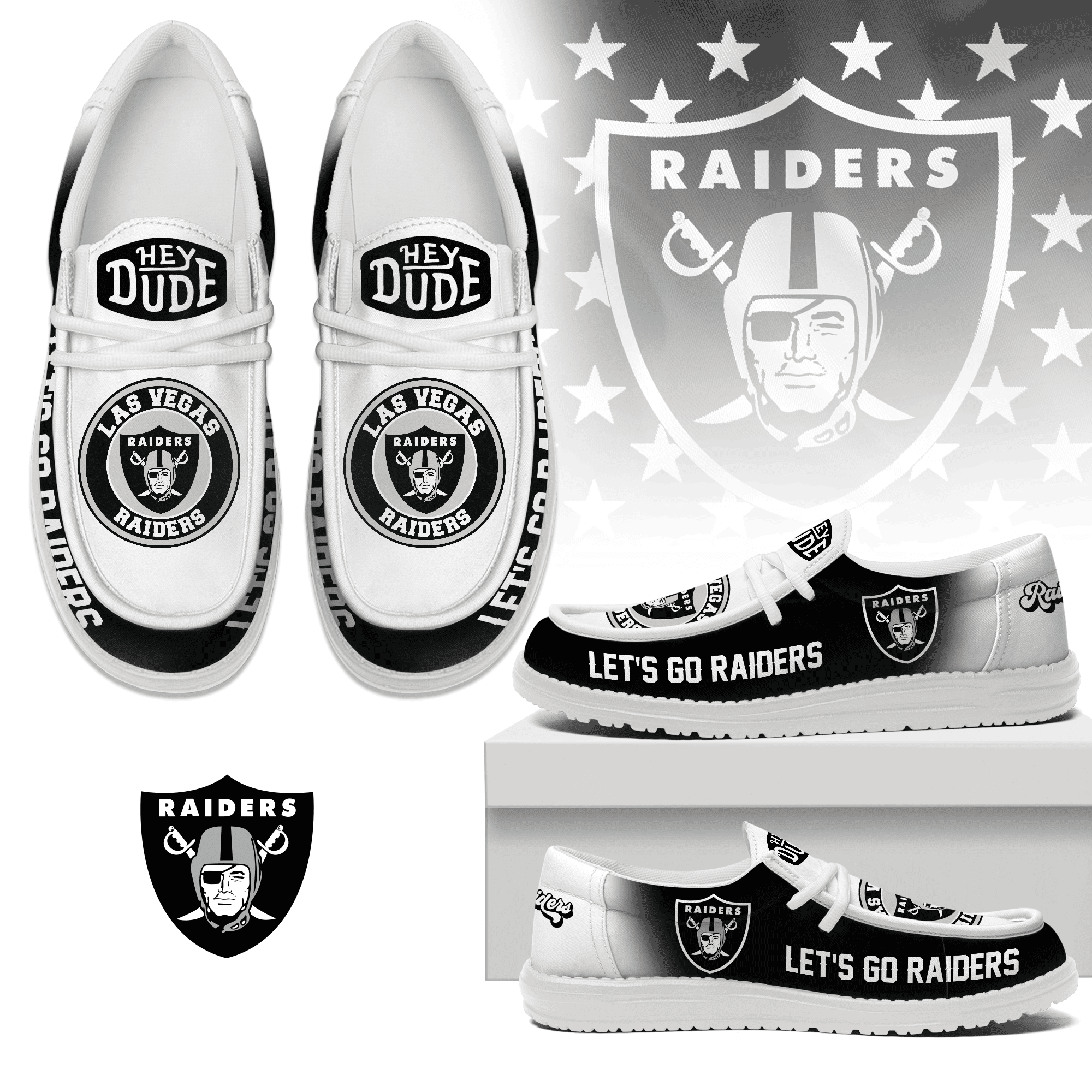 Las Vegas Raiders Lace Up Loafers 2026