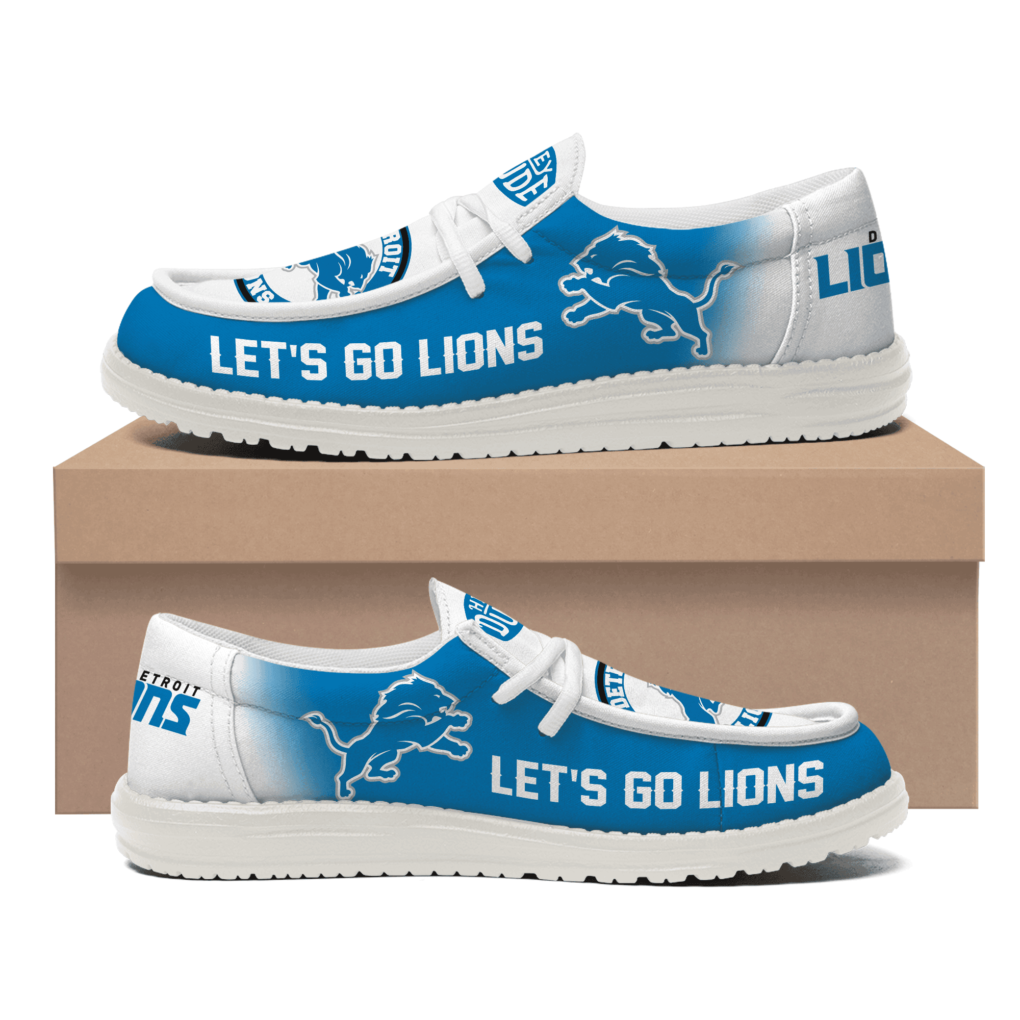 Detroit Lions Lace Up Loafers 2026