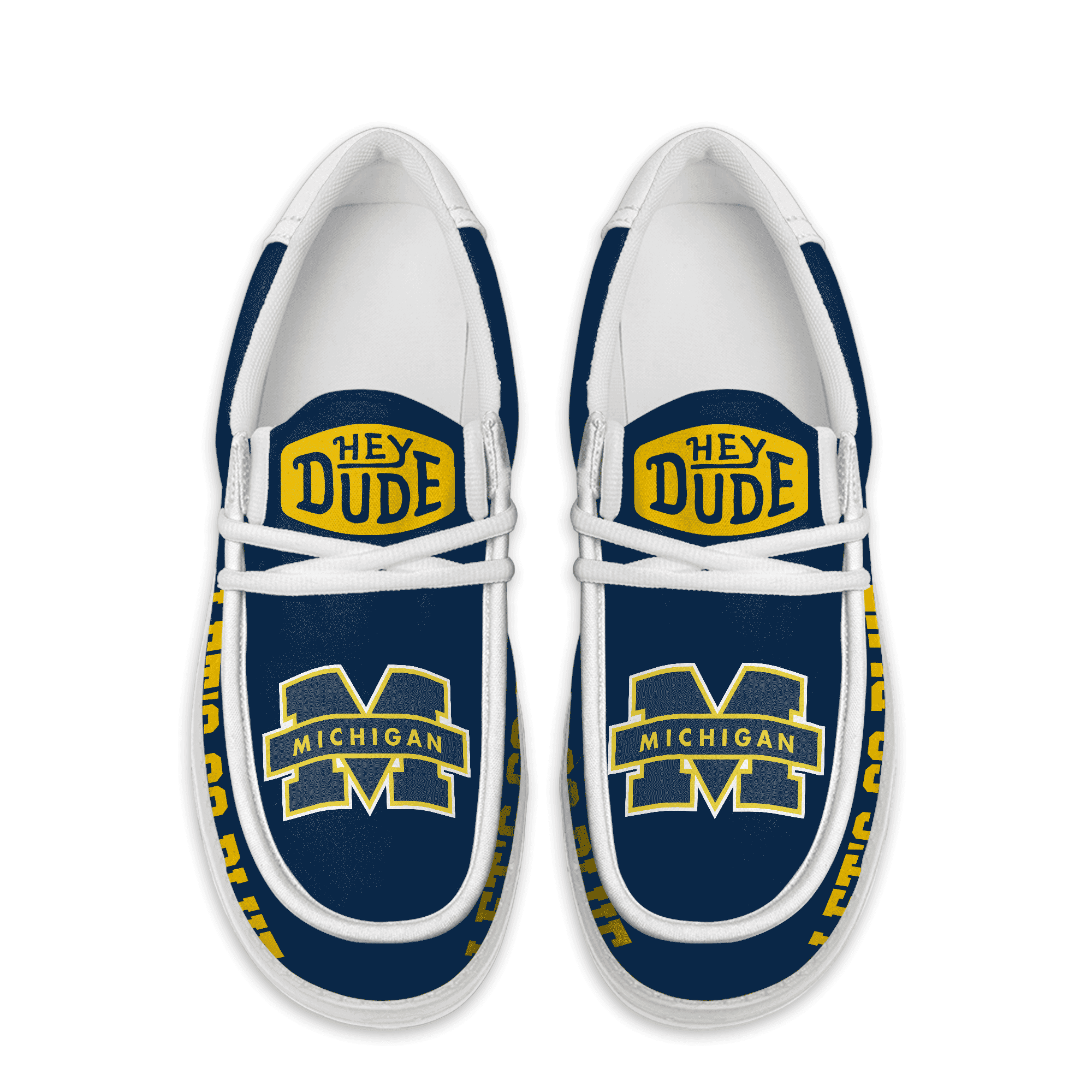Michigan Wolverines Lace Up Loafers 2026