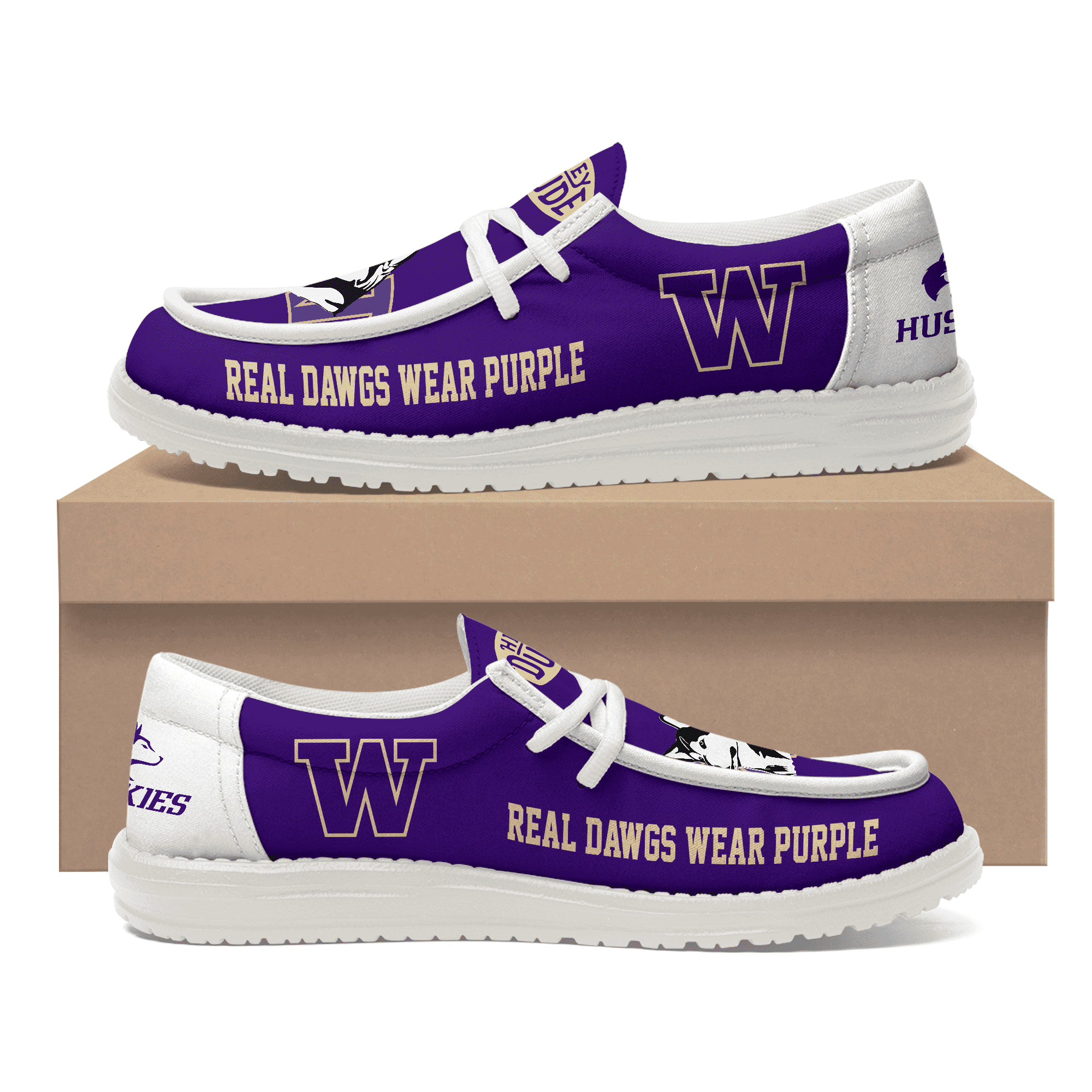 Washington Huskies Lace Up Loafers 2026