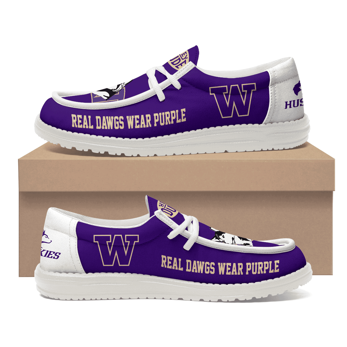Washington Huskies Lace Up Loafers 2026