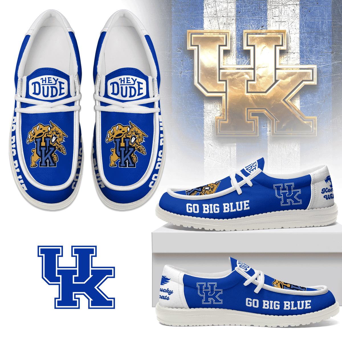 Kentucky Wildcats Lace Up Loafers 2026