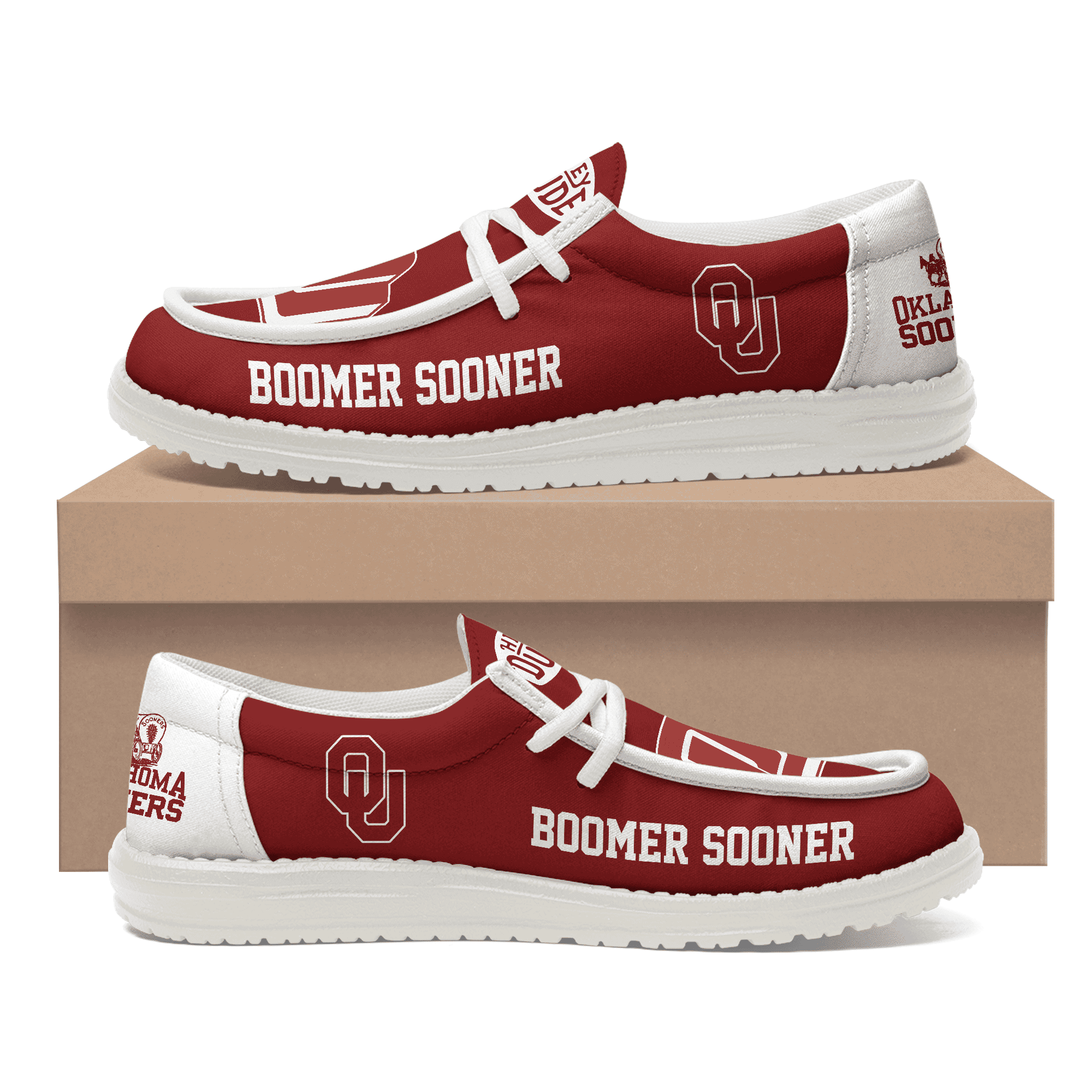 Oklahoma Sooners Lace Up Loafers 2026