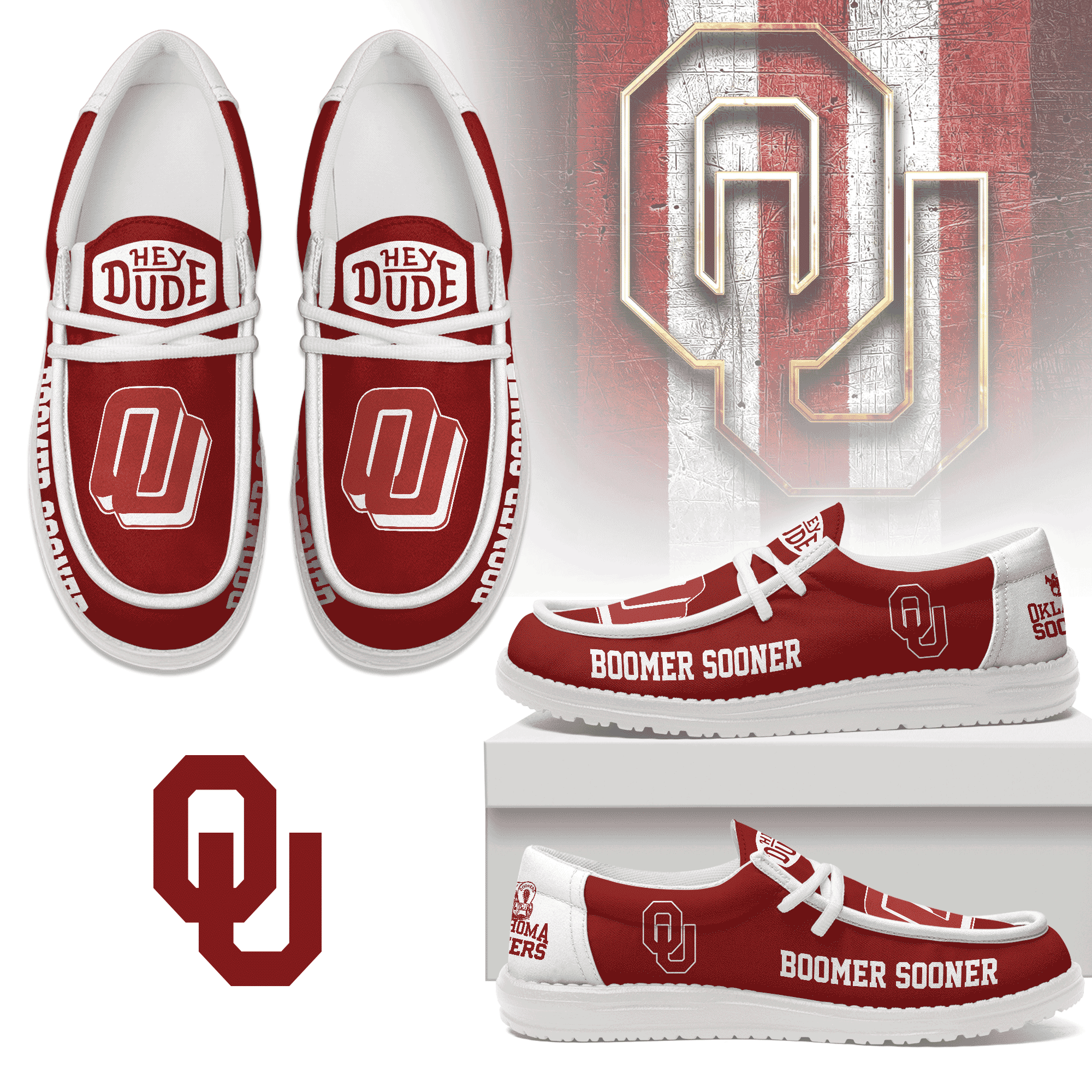 Oklahoma Sooners Lace Up Loafers 2026