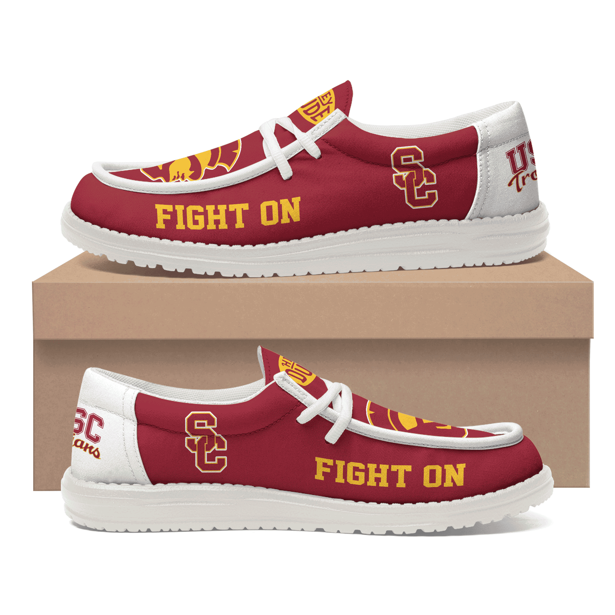 USC Trojans Lace Up Loafers 2026