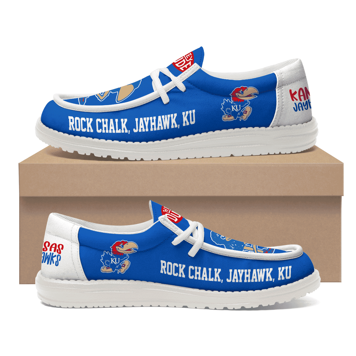 Kansas Jayhawks Lace Up Loafers 2026