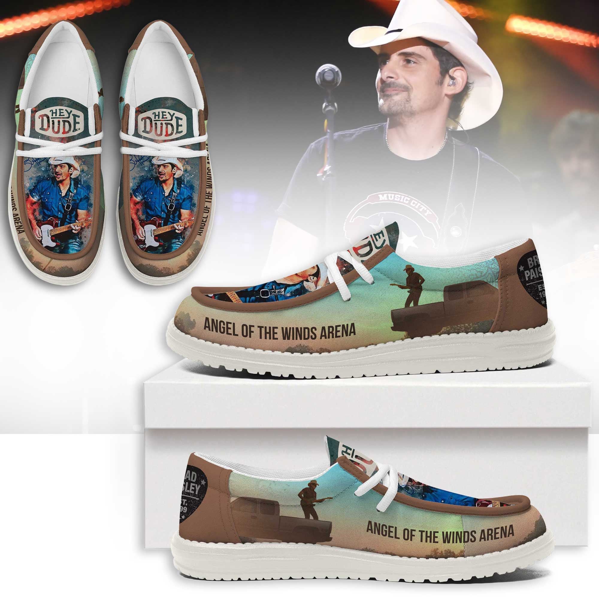 Brad Paisley Lace Up Loafers 2026