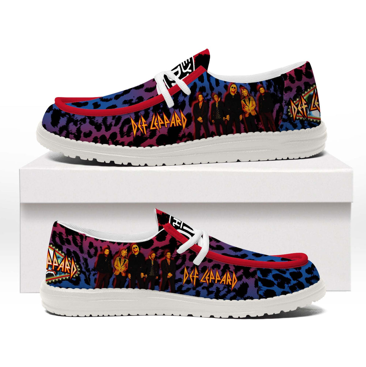 Def Leppard Lace Up Loafers 2026