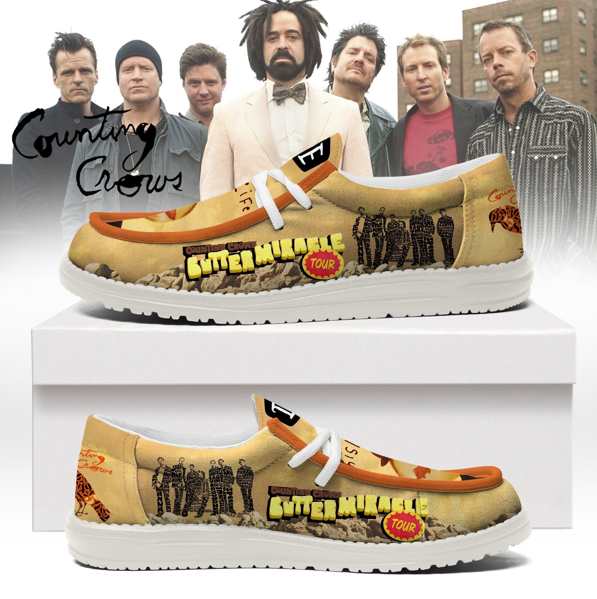 Counting Crows Lace Up Loafers 2026