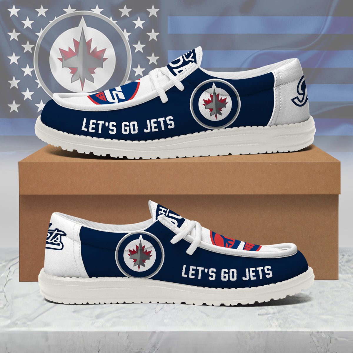 Winnipeg Jets Lace Up Loafers 2026