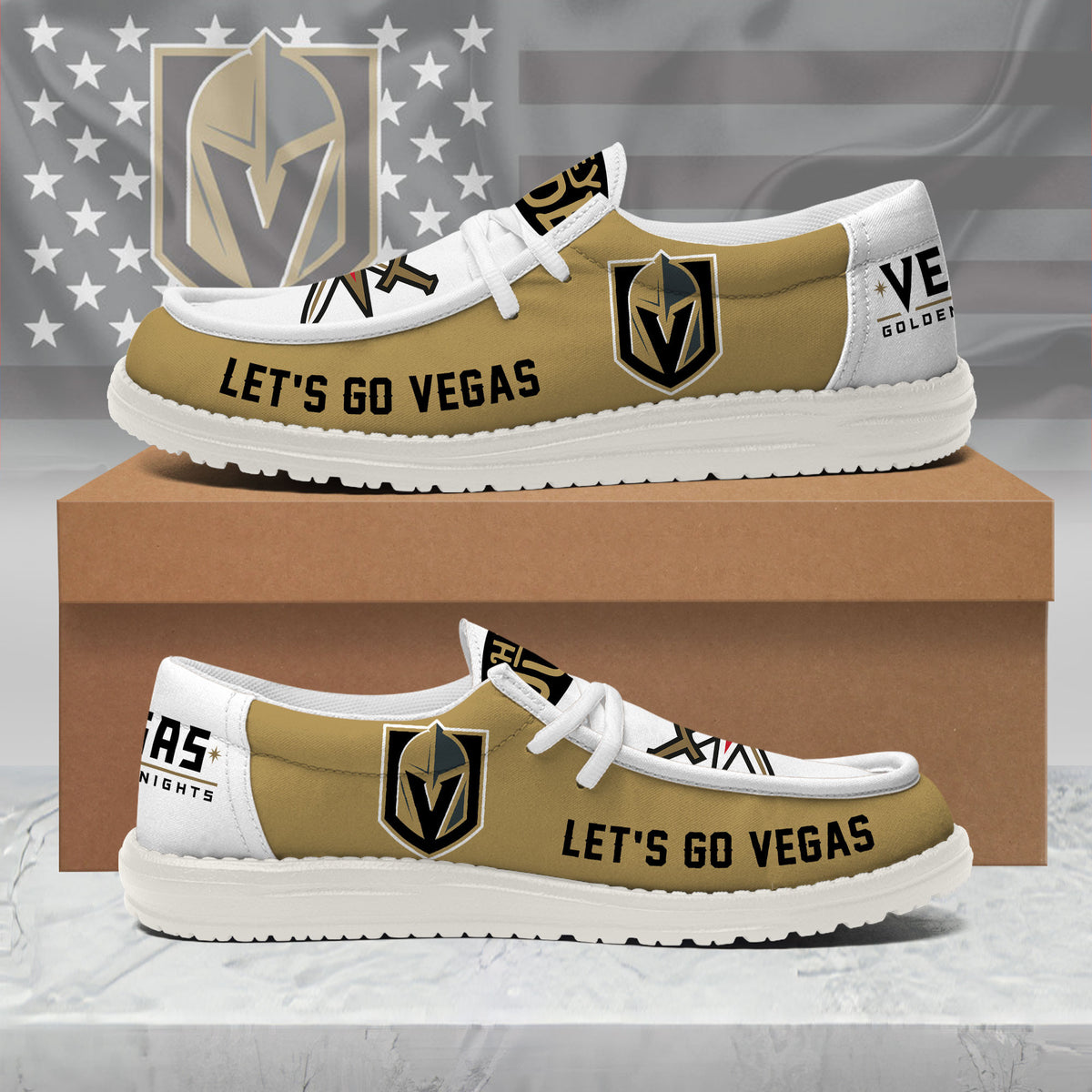 Vegas Golden Knights Lace Up Loafers 2026