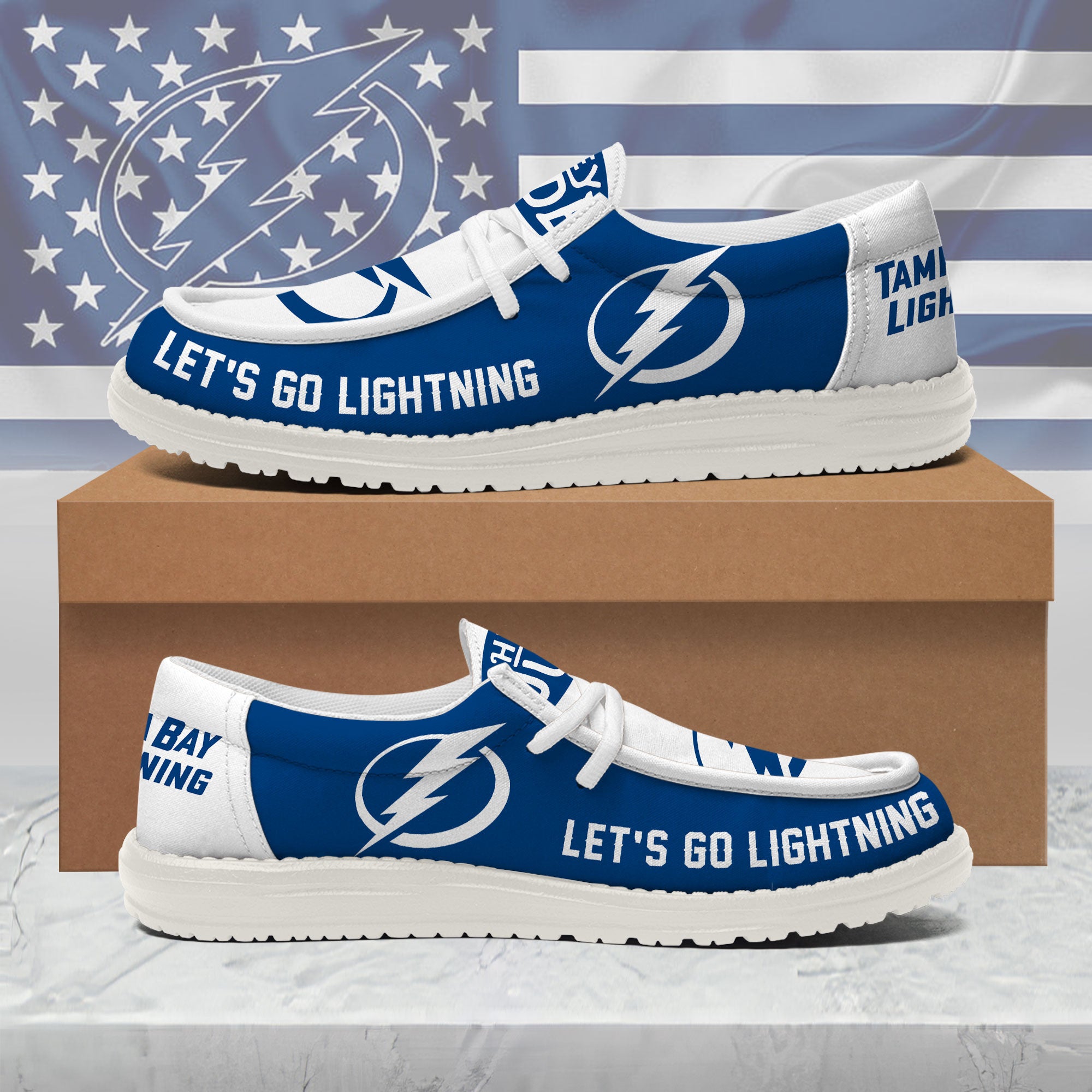Tampa Bay Lightning Lace Up Loafers 2026