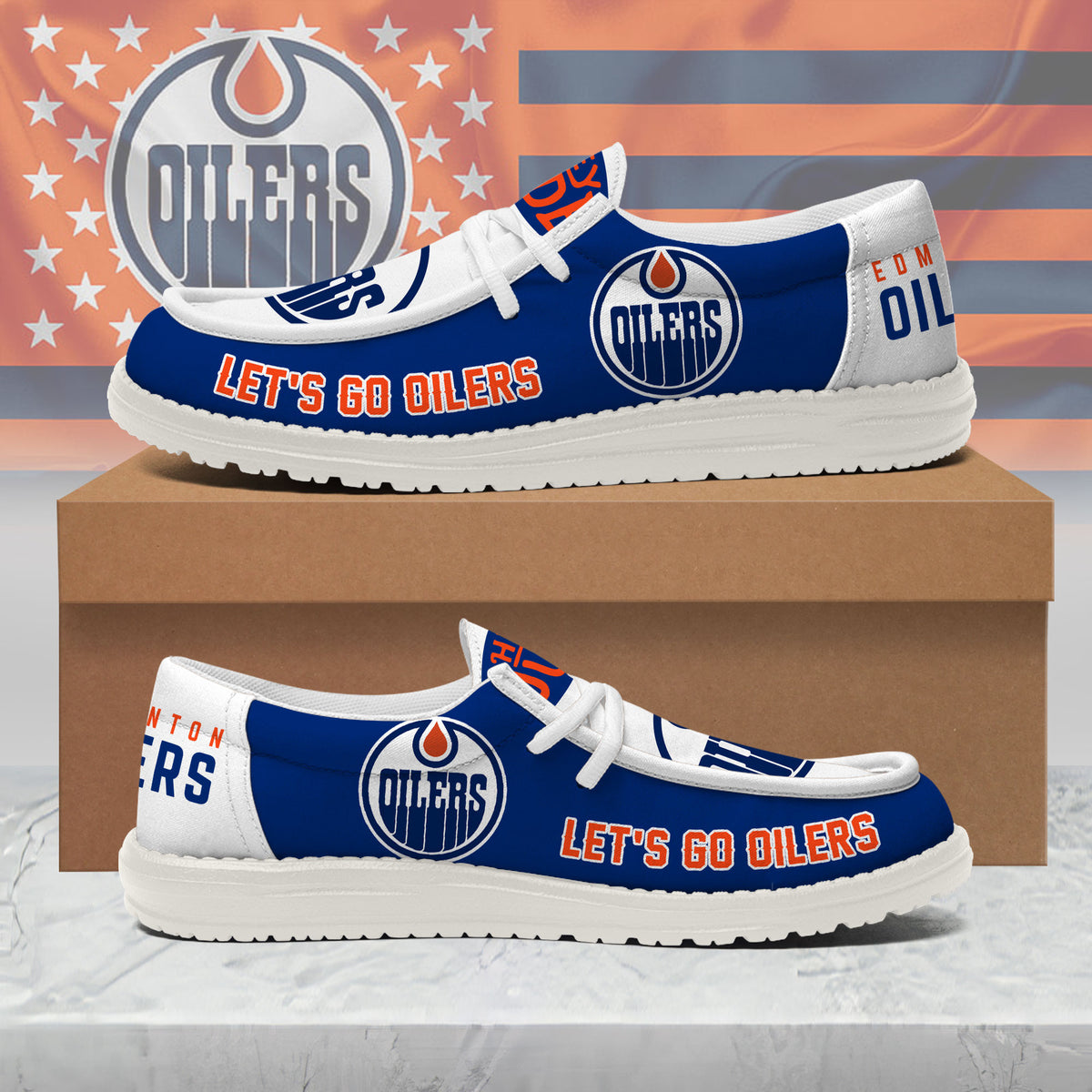 Edmonton Oilers Lace Up Loafers 2026