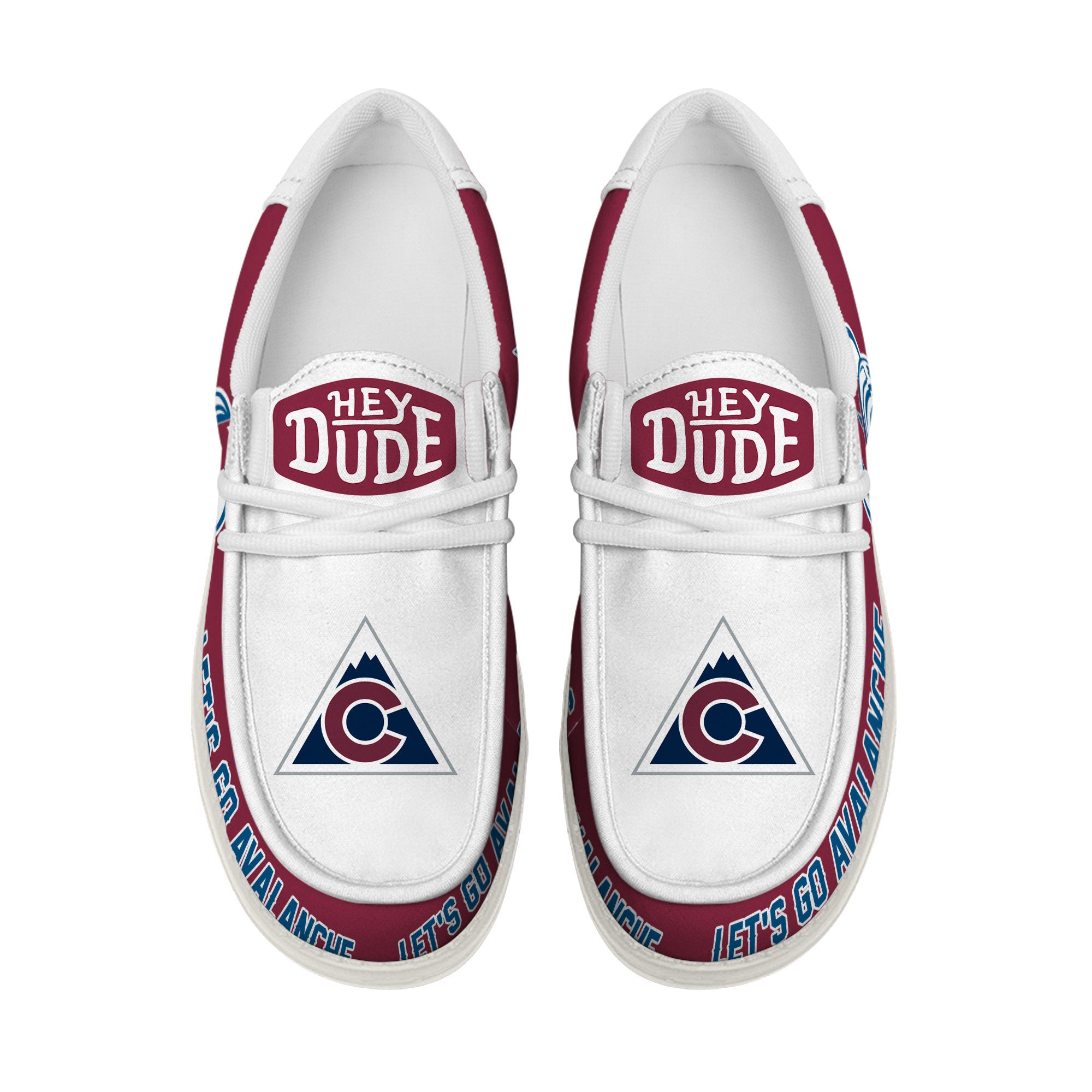 Colorado Avalanche Lace Up Loafers 2026