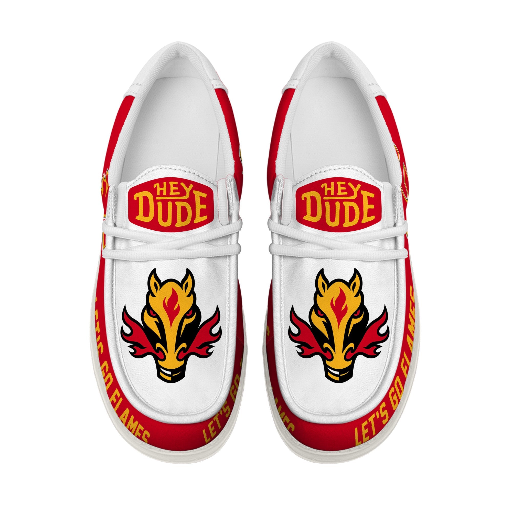 Calgary Flames Lace Up Loafers 2026