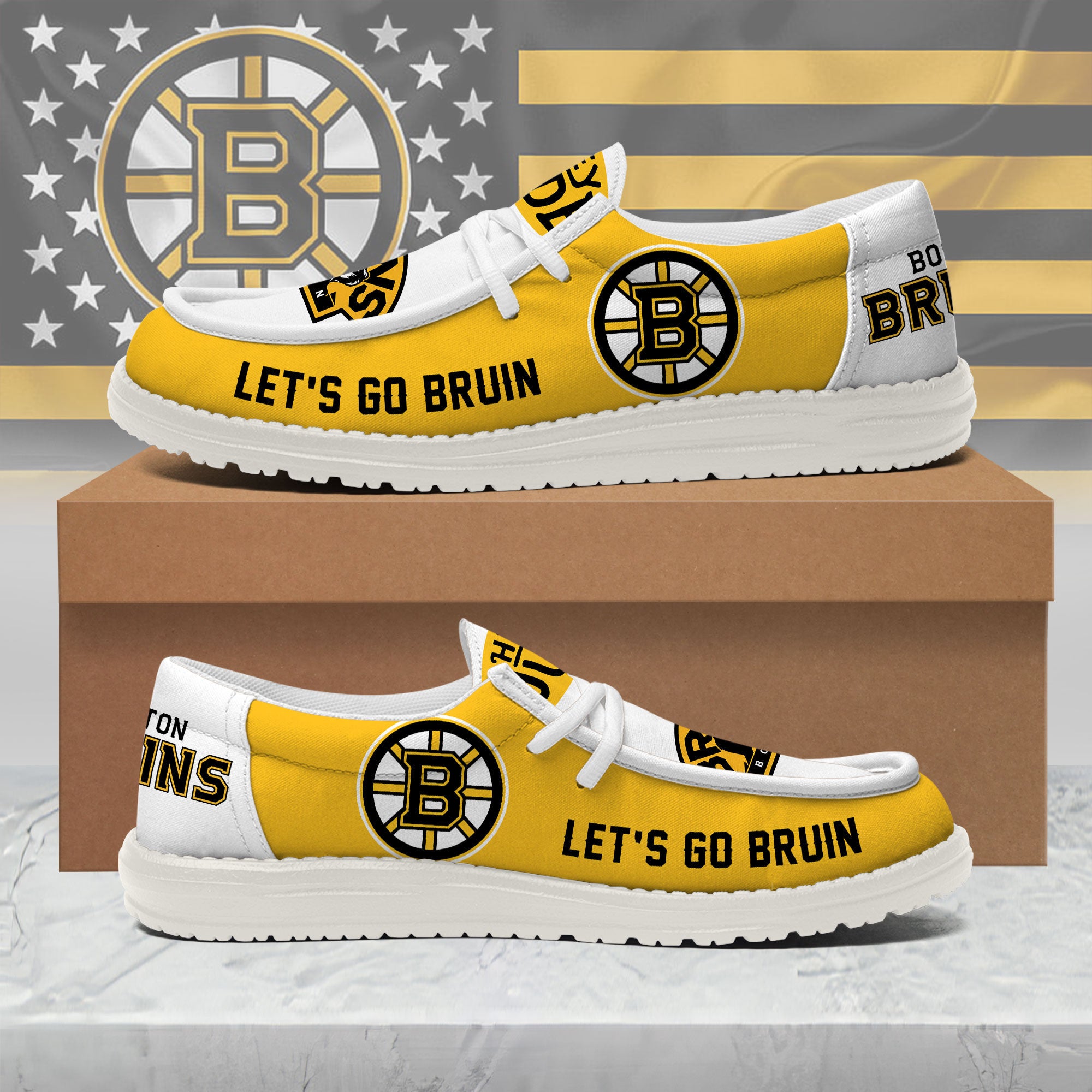 Boston Bruin Lace Up Loafers 2026