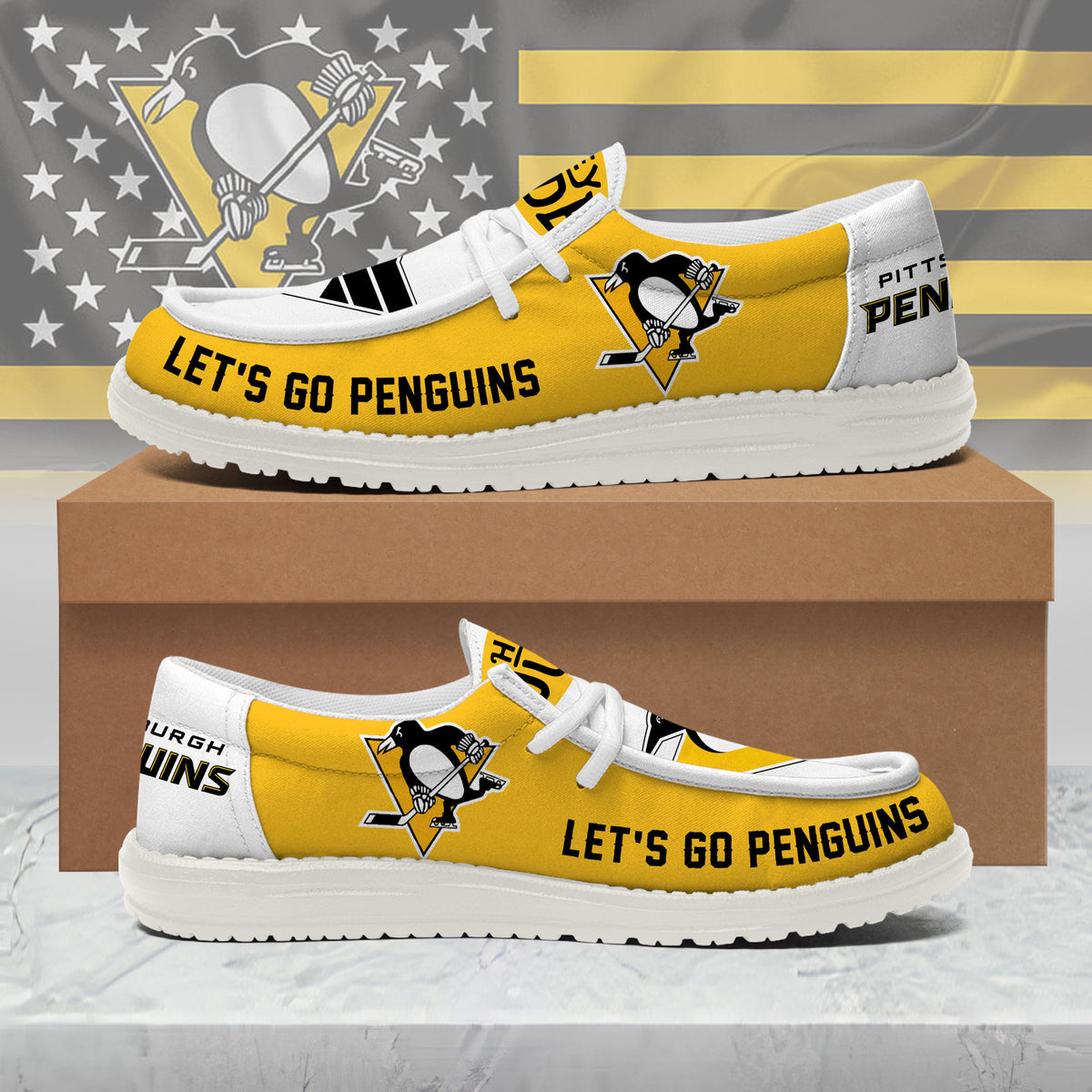 Pittsburgh Penguins Lace Up Loafers 2026