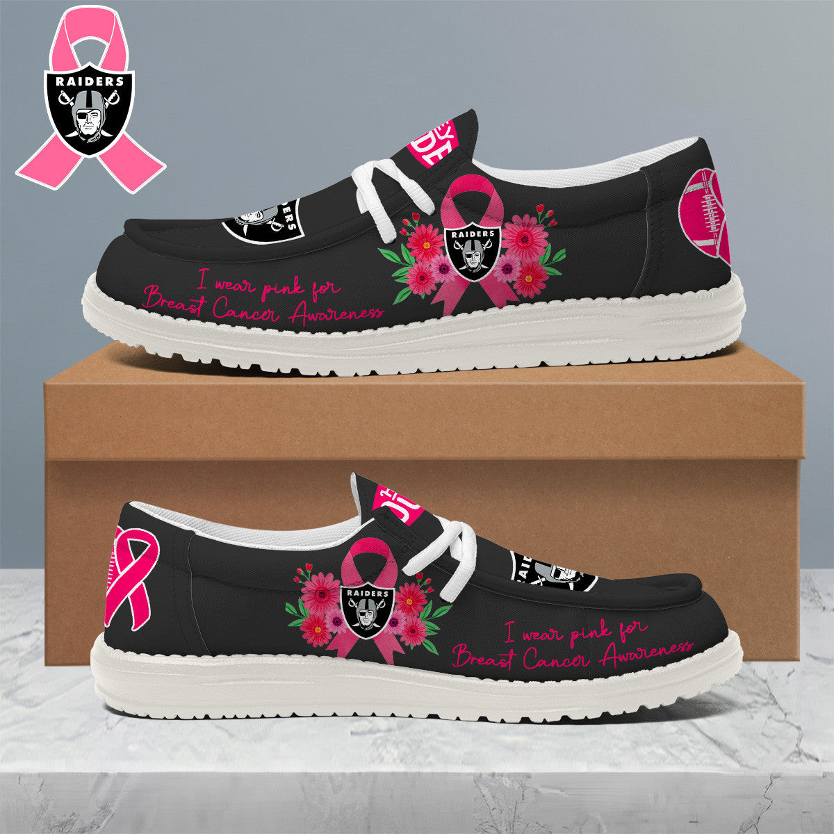 Las Vegas Raiders Lace Up Loafers 2026