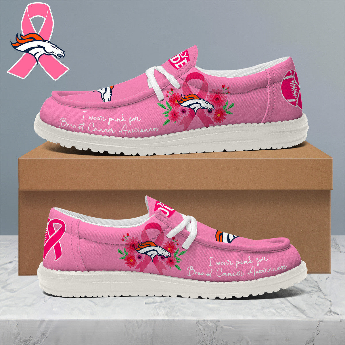 Denver Broncos Lace Up Loafers 2026