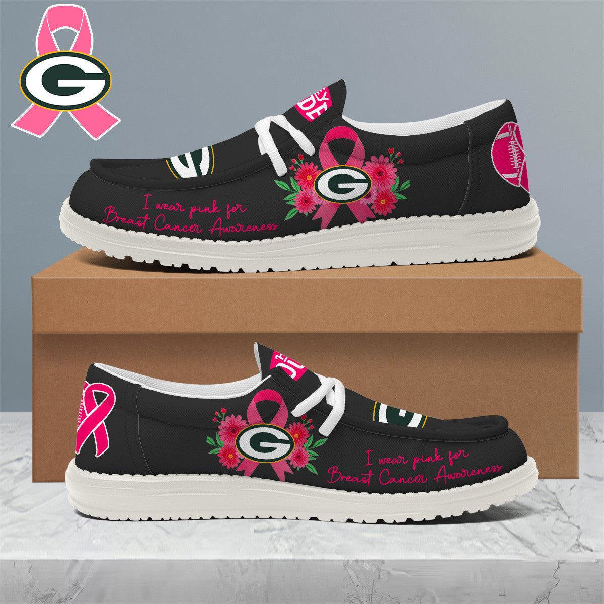 Green Bay Packers Lace Up Loafers 2026