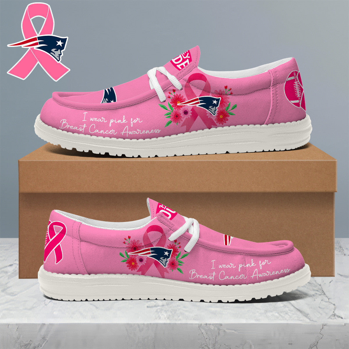 New England Patriots Lace Up Loafers 2026