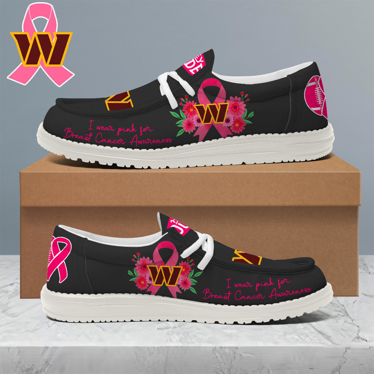 Washington Commanders Lace Up Loafers 2026