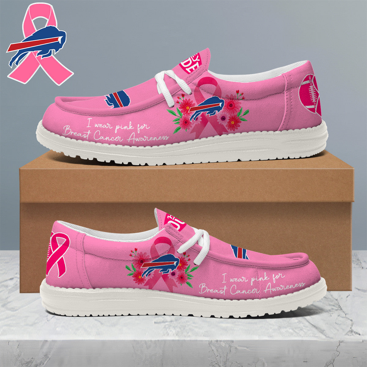 Buffalo Bills Lace Up Loafers 2026