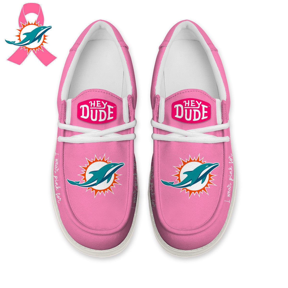 Miami Dolphins Lace Up Loafers 2026