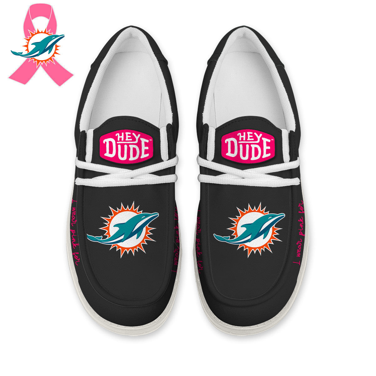 Miami Dolphins Lace Up Loafers 2026