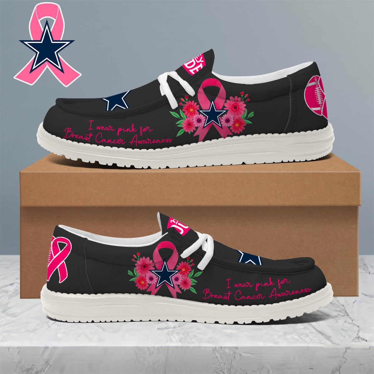 Dallas Cowboys Lace Up Loafers 2026