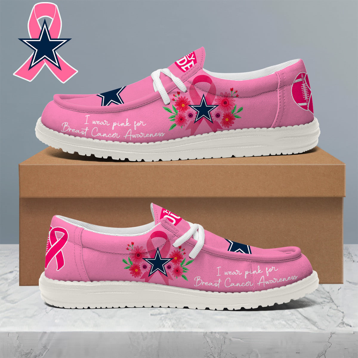 Dallas Cowboys Lace Up Loafers 2026