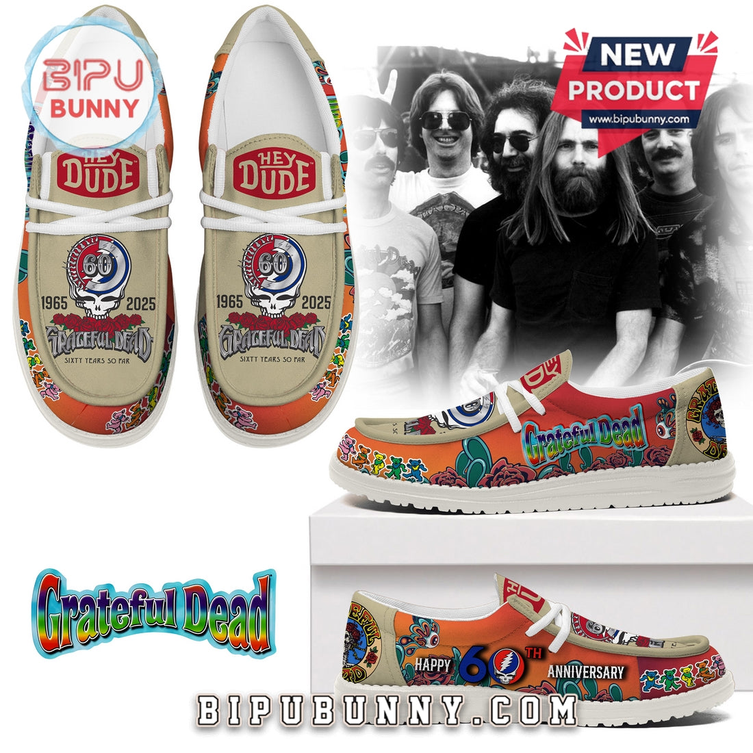 Grateful Dead Lace Up Loafers 2026
