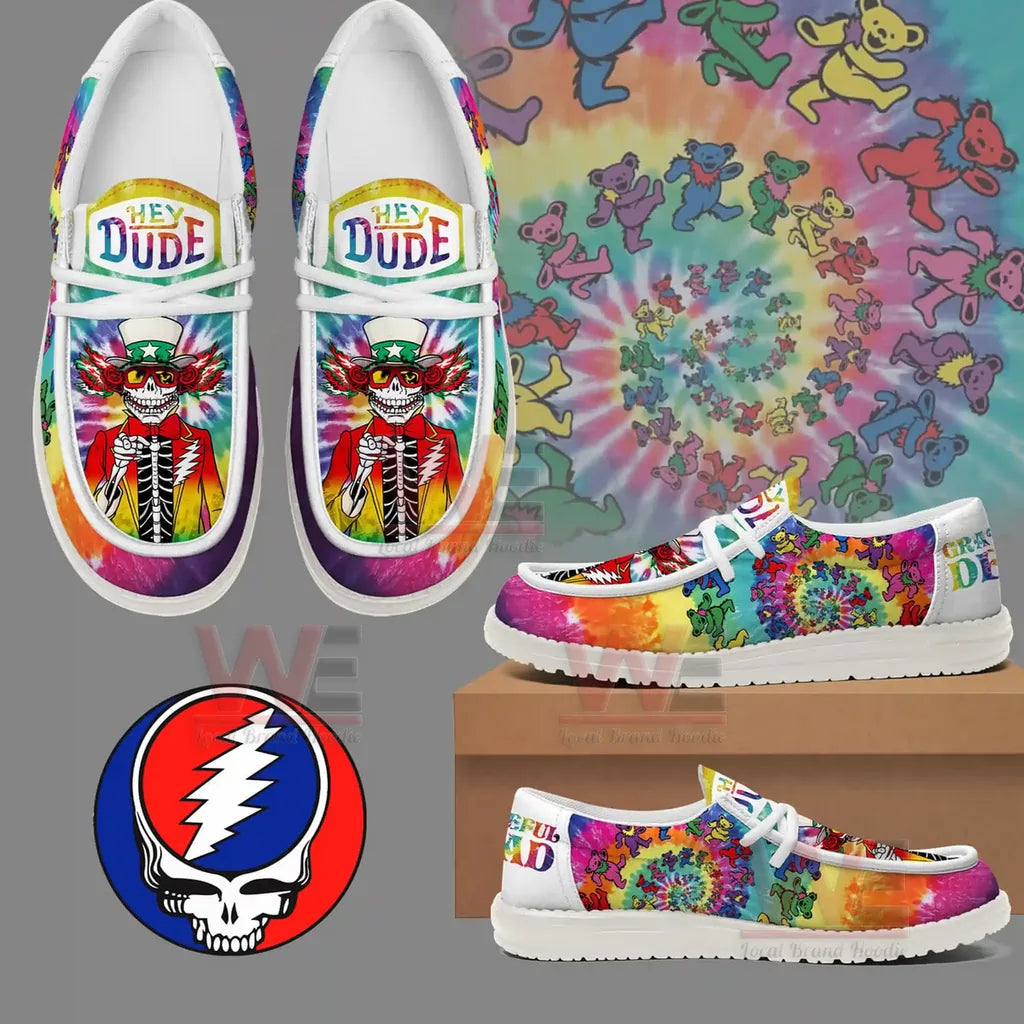 Grateful Dead Lace Up Loafers 2026