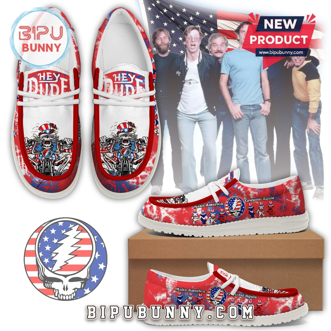 Grateful Dead Lace Up Loafers 2026