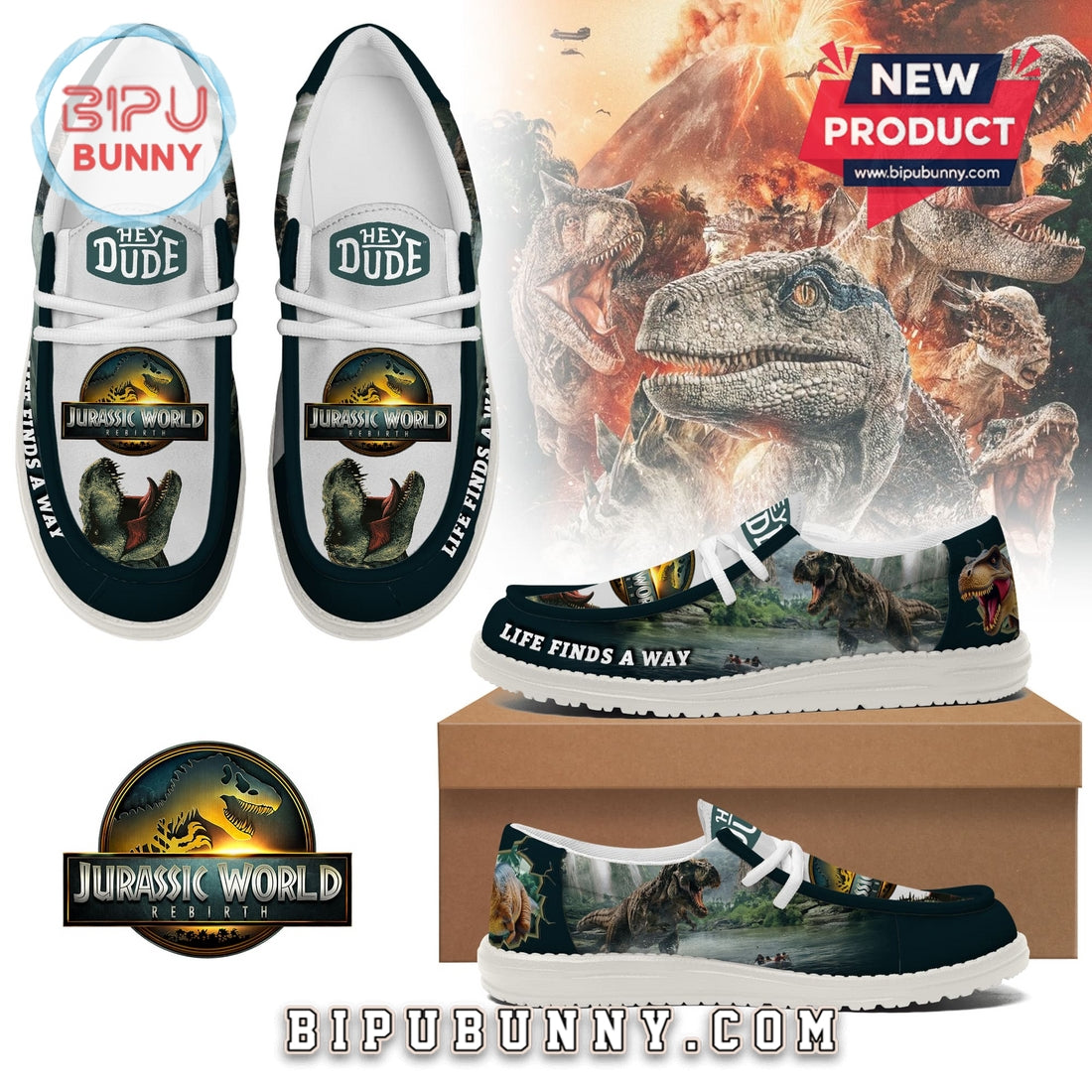 Jurassic World Rebirth Lace Up Loafers 2026