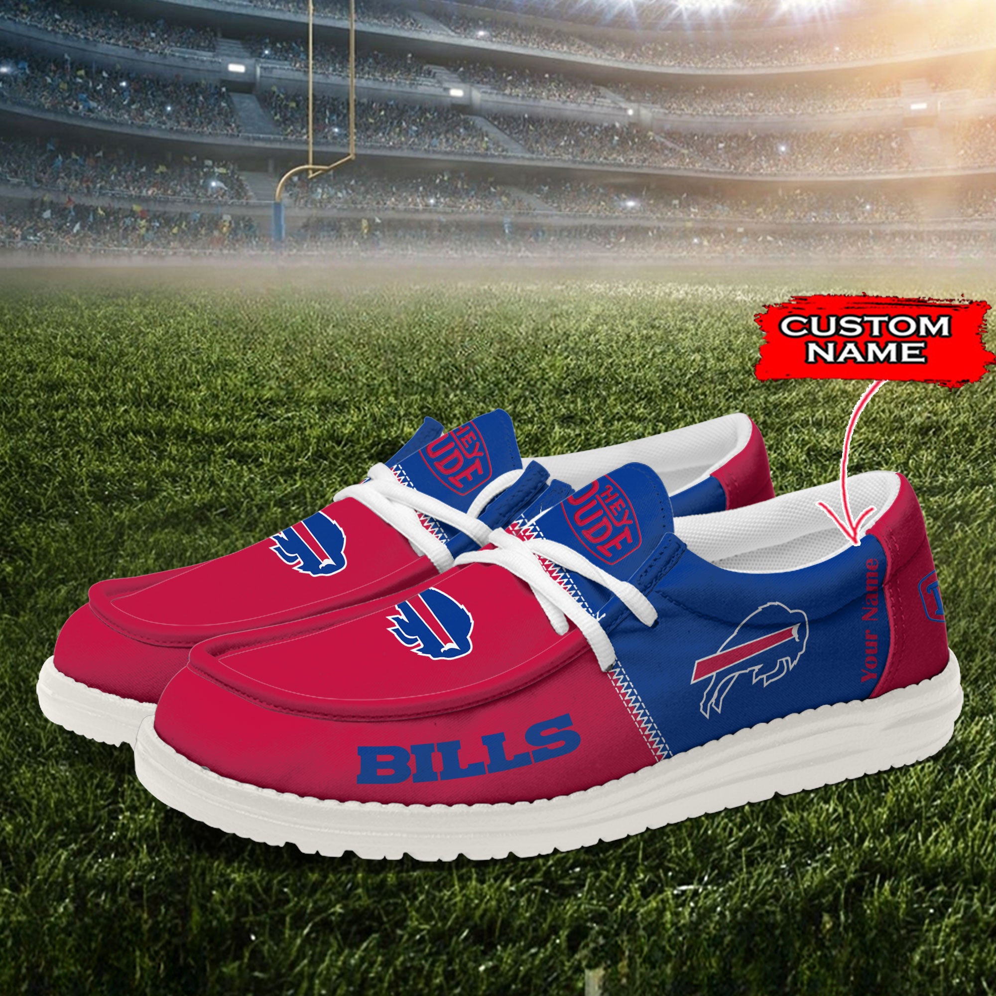Buffalo Bills Lace Up Loafers 2026