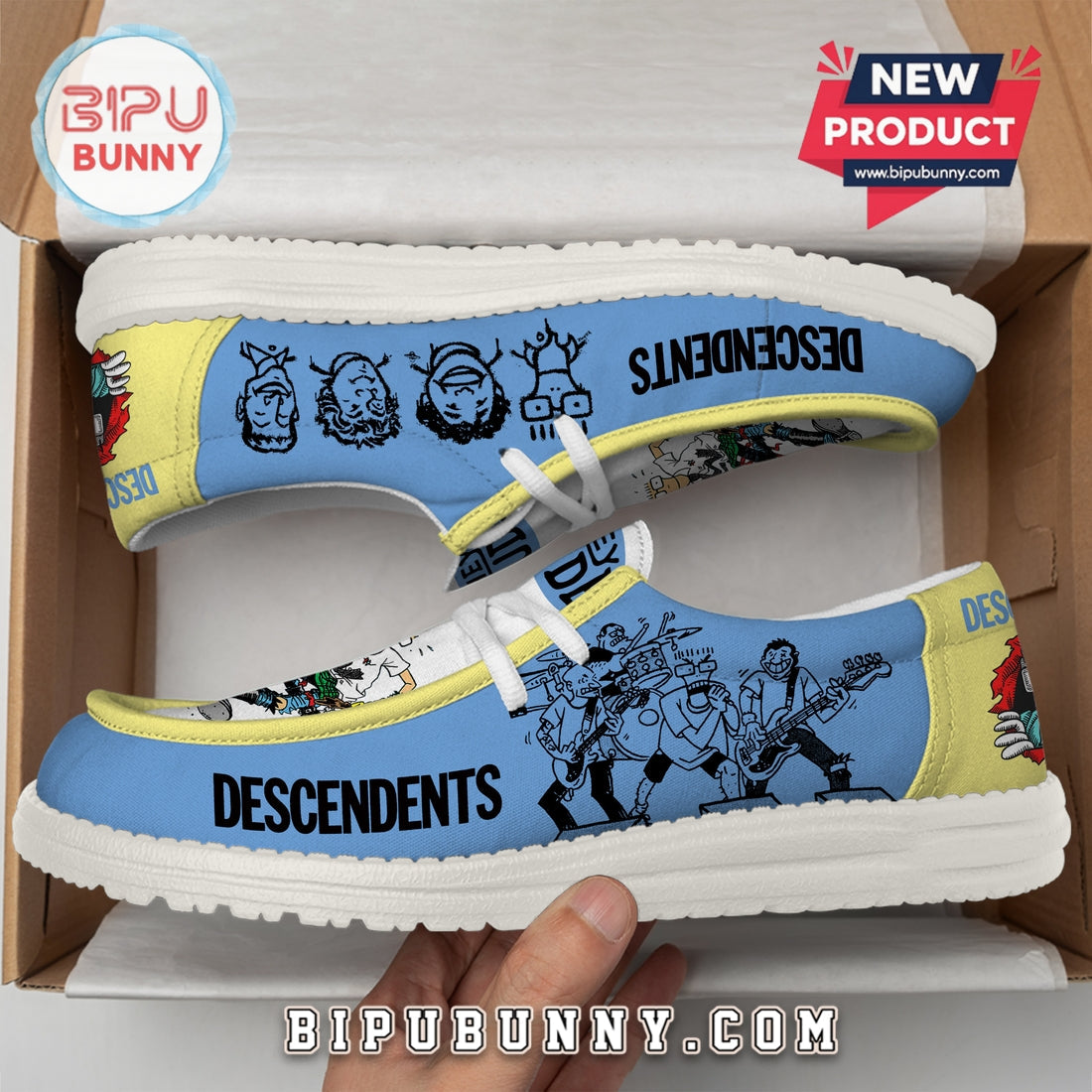 Descendents Rock Band Lace Up Loafers 2026