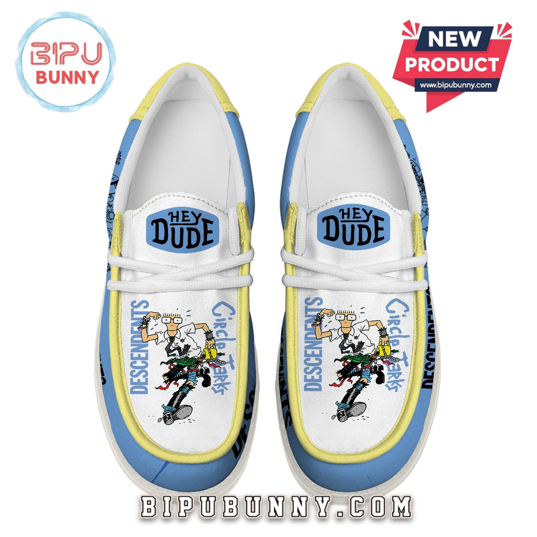 Descendents Rock Band Lace Up Loafers 2026