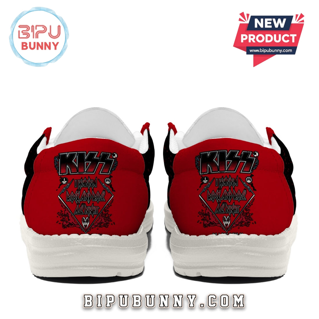 Kiss Band Lace Up Loafers 2026