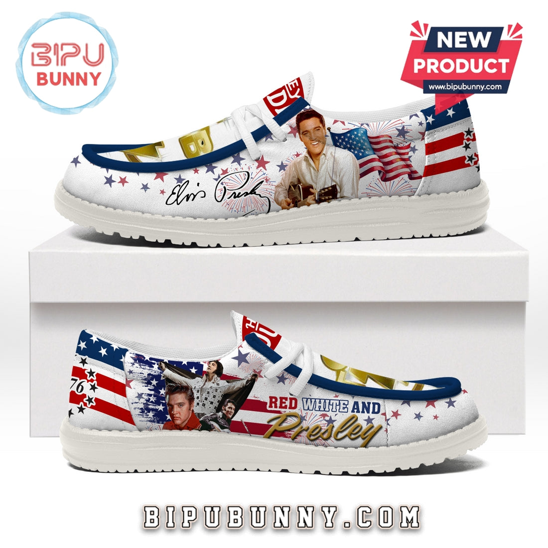 Elvis Presley Lace Up Loafers 2026