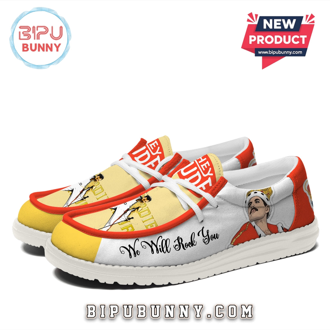 Freddie Mercury Lace Up Loafers 2026