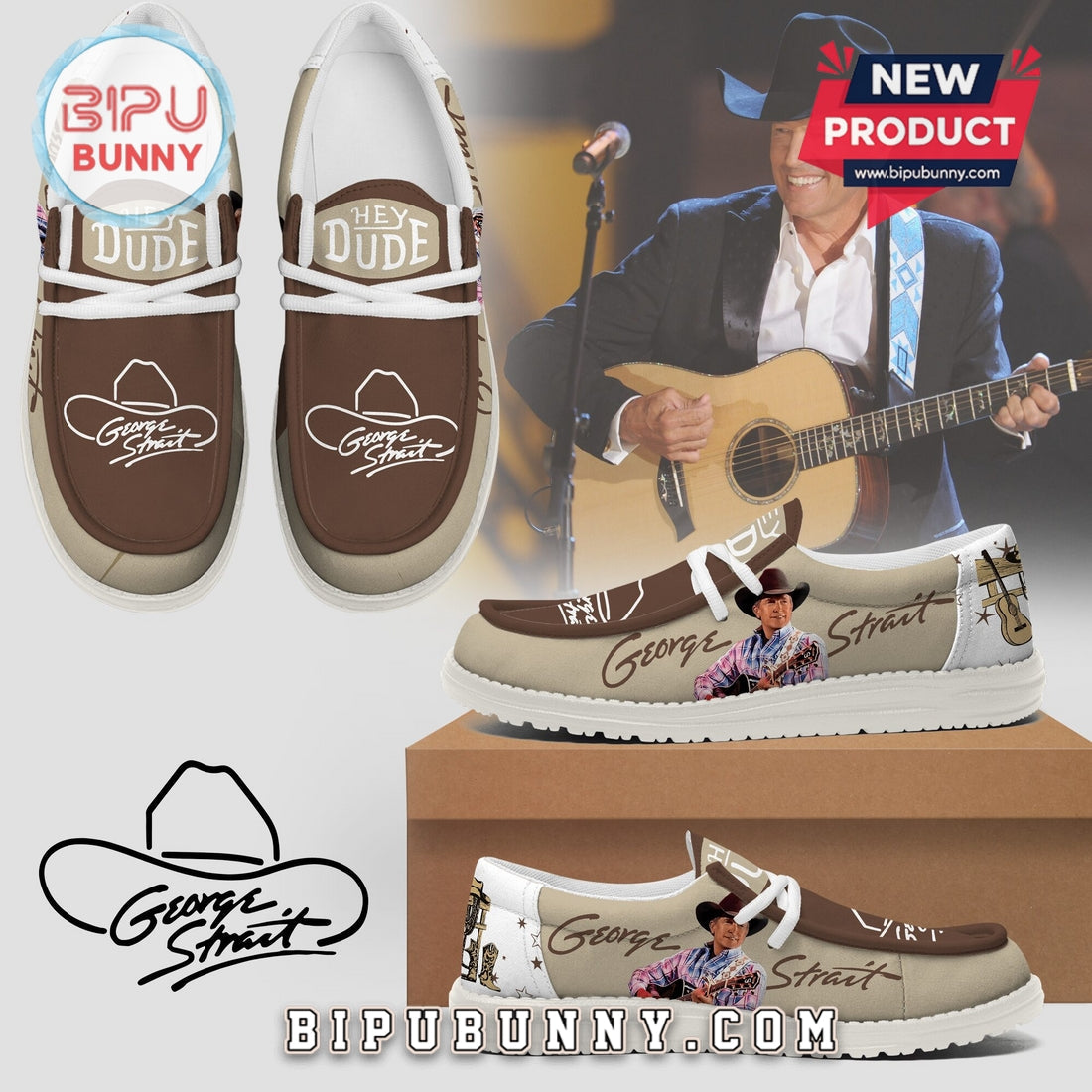 George Strait Lace Up Loafers 2026