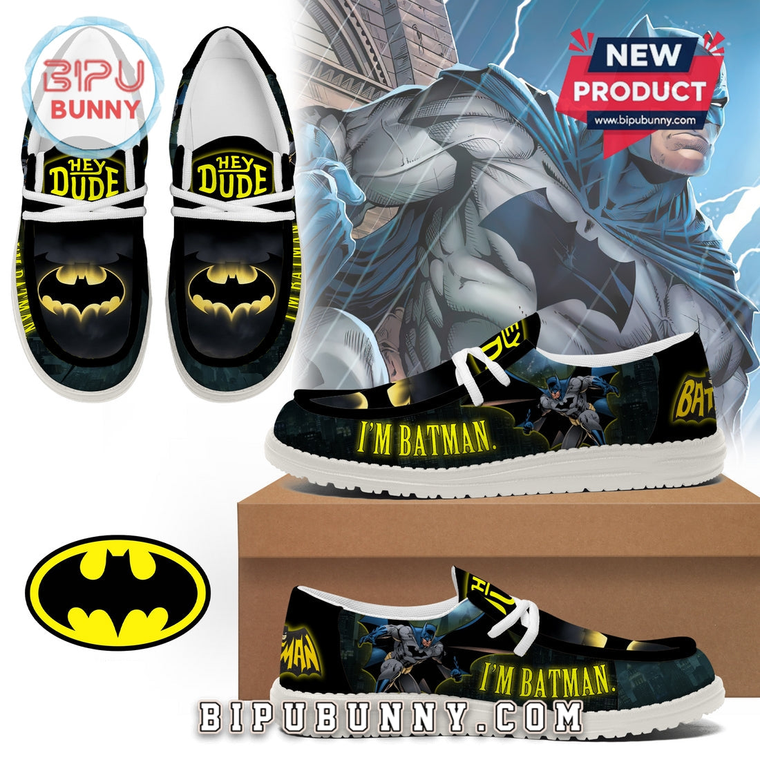 Batman Lace Up Loafers 2026