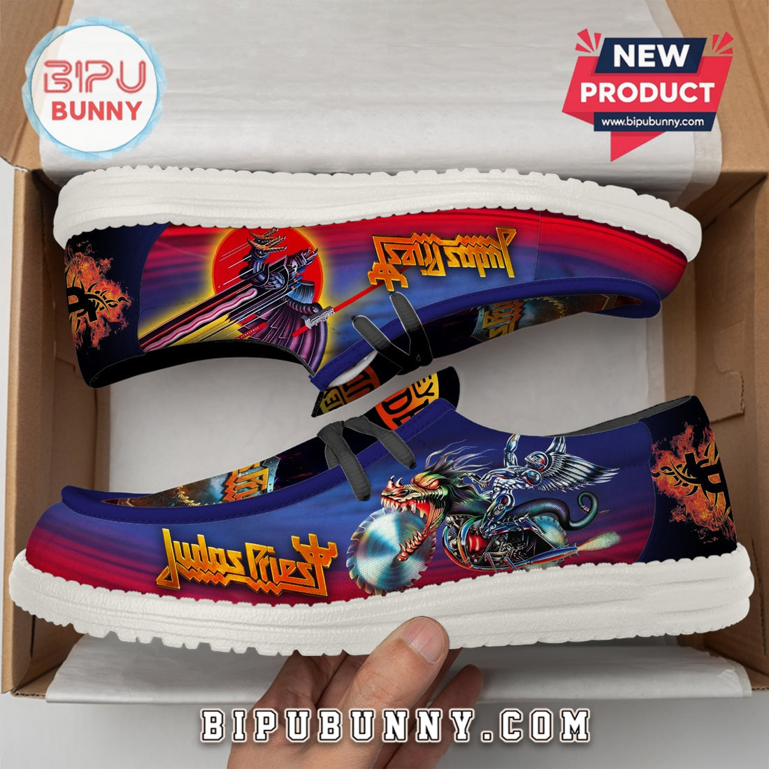 Judas Priest Band Lace Up Loafers 2026